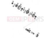 KTM 400 LC4-E (932606) [EU] 2000 TRANSMISSION I - MAIN SHAFT