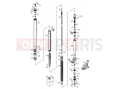 KTM 400 LC4-E (930306) [EU] 2000 FRONT FORK DISASSEMBLED