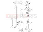KTM 125 SX (610100) [US] 2000 FRONT FORK, TRIPLE CLAMP