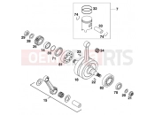 KTM 125 SX (610100) [US] 2000 CRANKSHAFT, PISTON