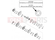 KTM 125 SX (610100) [US] 2000 TRANSMISSION II - COUNTERSHAFT