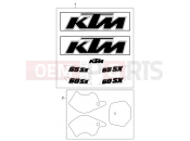 KTM 60 SX (600105) [EU] 2000 DECAL