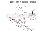 KTM 60 SX (600105) [EU] 2000 CRANKSHAFT, PISTON