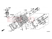 E-2-1 LEFT CYLINDER HEAD - Honda CTX1300 2016