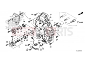 E-10 REAR CRANKCASE COVER - Honda CTX1300 2016