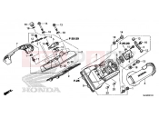 E-1 CYLINDER HEAD COVER - Honda CTX1300 2016