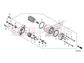 E-13 STARTING MOTOR - Honda CTX1300 2016
