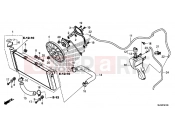 HONDA CTX1300A 2016 F-41 RADIATOR