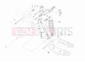 DUCATI 2006 Superbike 999 R XEROX REAR SHOCK ABSORBER » SWING ARM