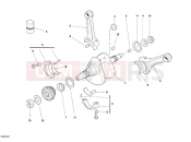 DUCATI 2006 Superbike 999 R XEROX CRANKSHAFT » ENGINE CASE