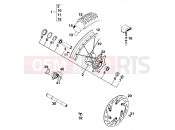 KTM 125 E-XC (717548) [US] 1994 FRONT WHEEL
