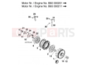 CLUTCH - KTM 65 SX (600196) [EU] 1999