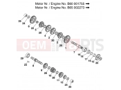 TRANSMISSION - KTM 65 SX (600196) [EU] 1999