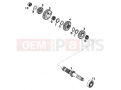 KTM 620 EGS-E 11LT ORANGE (972778) [EU] 1997 TRANSMISSION I - MAIN SHAFT