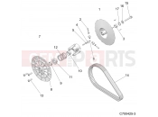 Polaris 2019 BRUTUS Polaris Pro XD (R03) - D19BBPD4B4/BAPD4B4 DRIVE TRAIN | DRIVE TRAIN, CLUTCH, DRIVEN - D19BBPD4B4/BAPD4B4 (C700425-3)