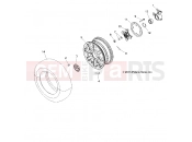 Polaris 2018 ATV SCRAMBLER 1000 XP ZUG (R09) (A18SVS95FR) WHEELS | WHEELS, FRONT and HUB - A18SVS95FR