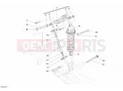 DUCATI 2006 Monster S2R 800 REAR SHOCK ABSORBER » SWING ARM