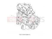 ENGINE | ENGINE, LONG BLOCK - A17SVE95AM - Polaris SCRAMBLER XP 1000 (R13) (A17SVE95AM) 2017