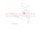 STEERING | STEERING, CONTROLS, THROTTLE ASM. and CABLE - A17SVE95AM - Polaris SCRAMBLER XP 1000 (R13) (A17SVE95AM) 2017