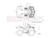 Polaris 2017 ATV SPORTSMAN 570 TRACTOR (R07) - A17SES57C1/C2/C7/CL/E1/E2/E7/EL/SET57C1/C2/E1/E2 BODY | BODY, DECALS - A17SES57C1/C2/C7/CL/E1/E2/E7/EL/SET57C1/C2/E1/E2