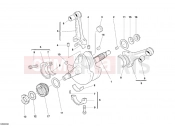 DUCATI Monster S2R 800 DARK CRANKSHAFT » ENGINE CASE