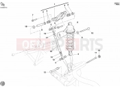 DUCATI 2006 Monster S4R REAR SHOCK ABSORBER » SWING ARM