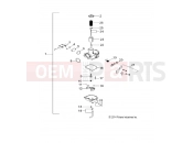 Polaris 2014 ATV PHOENIX 200 (A14PB20AF) ENGINE | ENGINE, CARBURETOR - A14PB20AF (49ATVCARB15PHX)
