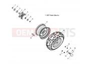 Polaris 2014 ATV PHOENIX 200 (A14PB20AF) WHEELS | WHEELS, FRONT - A14PB20AF (49ATVWHEELFRT08PHX)