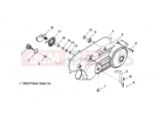 Polaris 2013 ATV PHOENIX 200 (A13PB20AF) ENGINE | ENGINE, CRANKCASE COVER, LH - A13PB20AF (49ATVCRANKCASECVRLH08PHX)