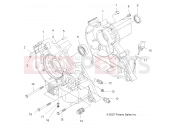 Polaris 2012 ATV TRAIL BOSS 330 INTL (A12EA32FA) ENGINE | ENGINE, CRANKCASE - A12EA32FA (49ATVCRANKCASE08TB)