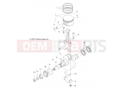 Polaris 2012 ATV TRAIL BOSS 330 INTL (A12EA32FA) ENGINE | ENGINE, CRANKSHAFT and PISTON - A12EA32FA (49ATVCRANKSHAFT08TB)