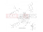 Polaris 2012 ATV TRAIL BOSS 330 INTL (A12EA32FA) ENGINE | ENGINE, MOUNTING - A12EA32FA (49ATVENGINEMTG10BOSS)