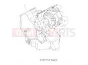 Polaris 2012 ATV TRAIL BOSS 330 INTL (A12EA32FA) ENGINE | ENGINE, SHORT BLOCK - A12EA32FA (49ATVENGINE08TB)