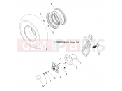 Polaris 2012 ATV TRAIL BOSS 330 INTL (A12EA32FA) WHEELS | WHEELS, FRONT - A12EA32FA (49ATVWHEELFRT10TBLZR)