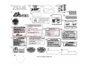 POLARIS GEM E2/EL/ES/E4/E4S/E6/E6S/ELXD - L12G2/4/6/A/D/L/S/GALA DECALS | DECALS, 2012 - L12G2S (49GEMDECAL12DECAL2S)