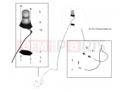 Polaris 2011 LEV GEM - e2/e4/e6/eS/eL/eLXD ELECTRICAL | ELECTRICAL, OPTIONS, BEACON, YELLOW WARNING, SERVICE - e2/e4/e6/eS/eL/eLXD (49GEMOPTIONS11BEACON)