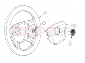 Polaris 2011 LEV GEM - e2/e4/e6/eS/eL/eLXD STEERING | STEERING, WHEEL, 4 SPOKE - e2/e4/e6/eS/eL/eLXD (49GEMSTEER11WHEEL)