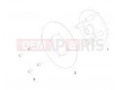 Polaris 2011 LEV GEM - e2/e4/e6/eS/eL/eLXD WHEELS | WHEELS, COMPONENTS, END, 7.56 INCH, DISC 4 BOLT - e2/e6 (49GEMWHEELS11END7.56)
