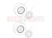 Polaris 2011 LEV GEM - e2/e4/e6/eS/eL/eLXD WHEELS | WHEELS, OPTIONS, CHROME and SILVER - e2/e4/eS/eL (49GEMOPTIONS11WHLCHROMEE2)