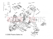 CHASSIS | CHASSIS, FRAME - A10PB20EB (49ATVFRAME10PHXQD) - Polaris PHOENIX 200 QUAD (A10PB20EB) 2010