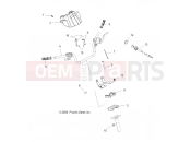 Polaris 2010 ATV TRAIL BOSS 330 (A10EA32AA) STEERING | STEERING, HANDLEBAR and CONTROLS - A10EA32AA (49ATVHANDLEBAR10TB)