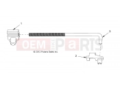 Polaris 2010 LEV GEM - E2/E4/E6/ES/EL/ELXD BODY | BODY, LINKAGE ROD, PACK LATCH - e2/e4/e6 (49GEMBODY11LINKAGE)
