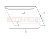 Polaris 2010 LEV GEM - E2/E4/E6/ES/EL/ELXD BODY | BODY, PANEL BACK WITH LATCH - e6 (49GEMBODY11PNLE6)