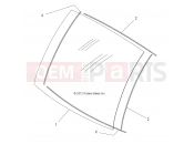 Polaris 2010 LEV GEM - E2/E4/E6/ES/EL/ELXD BODY | BODY, WINDSHIELD - e2/e4/e6/eS/eL/eLXD (49GEMBODY11WINDSHIELD)