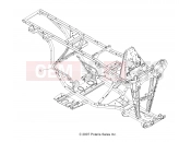 Polaris 2009 ATV TRAIL BLAZER 330 (A09BA32AA) CHASSIS | CHASSIS, FRAME - A09BA32AA (49ATVFRAME08TB)
