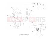 Polaris 2009 ATV TRAIL BLAZER 330 (A09BA32AA) ELECTRICAL | ELECTRICAL, BATTERY - A09BA32AA (49ATVBATTERY08TB)