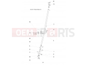 Polaris 2009 LEV GEM - E2/E4/E6/ES/EL/ELXD BODY | BODY, OPTIONS, B-PILLAR FRAMED CANVAS LEFT/RIGHT - e4/e6 (49GEMOPTIONS11BPILLAR)