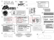Polaris 2009 LEV GEM - E2/E4/E6/ES/EL/ELXD DECALS | DECALS, 2011 - eL (49GEMDECALS11DECALSEL)