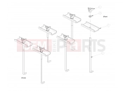 Polaris 2009 LEV GEM - E2/E4/E6/ES/EL/ELXD ELECTRICAL | ELECTRICAL, BATTERY HOLD DOWN 8 VOLT - eLXD (49GEMELECTRICAL11BATTERYHOLD8)