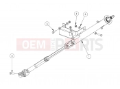 Polaris 2009 LEV GEM - E2/E4/E6/ES/EL/ELXD STEERING | STEERING, COLUMN, SPLINED - e2/e4/e6/eS/eL/eLXD (49GEMSTEER11COLUMNSPLINED)